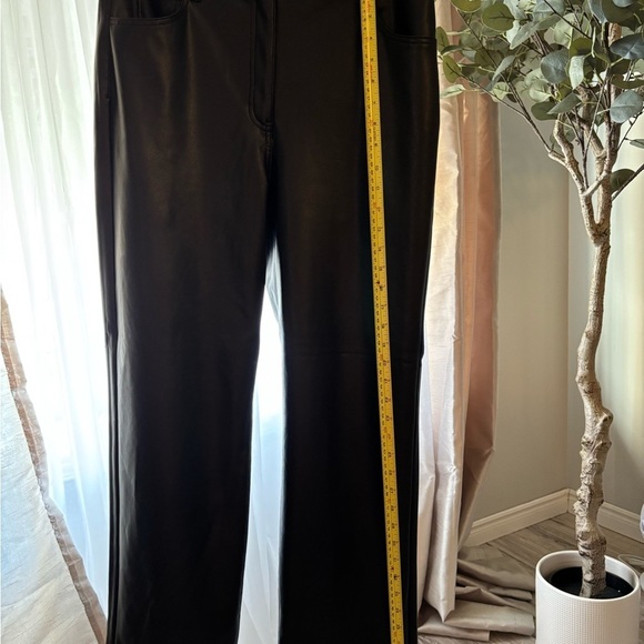 Black Faux Leather Pants - Picture 7 of 7
